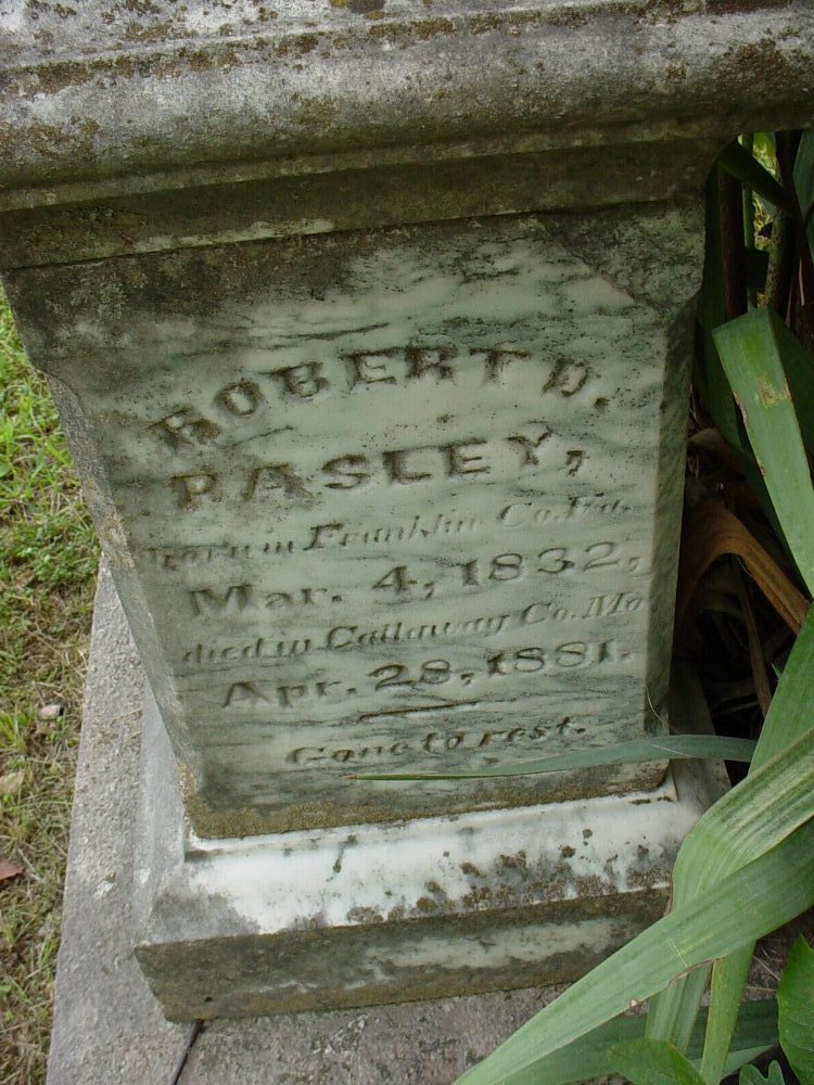  Robert D. Pasley