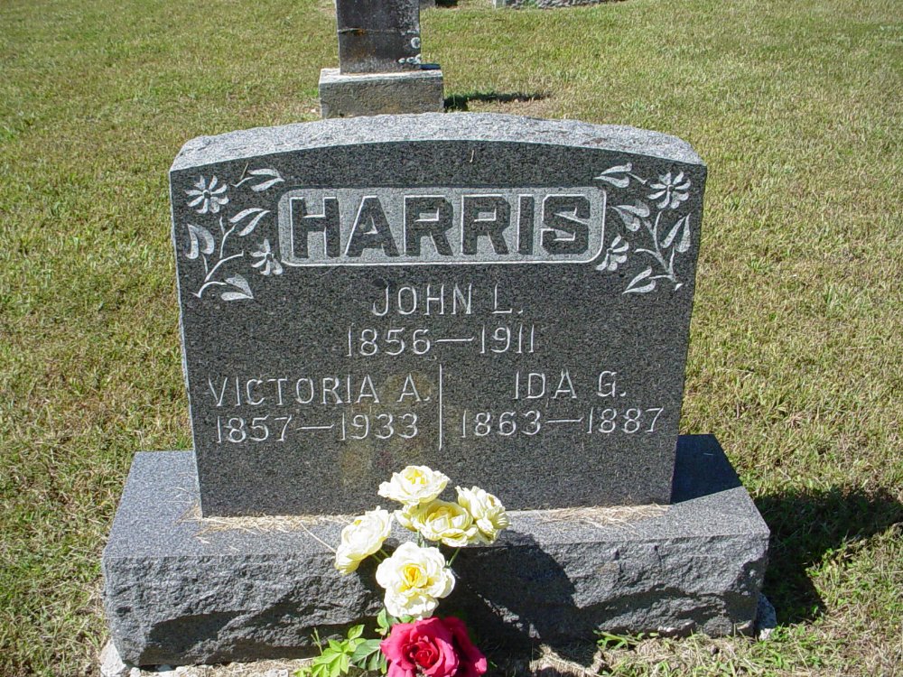  John L. Harris Headstone Photo, Unity Baptist Church Cemetery, Callaway County genealogy