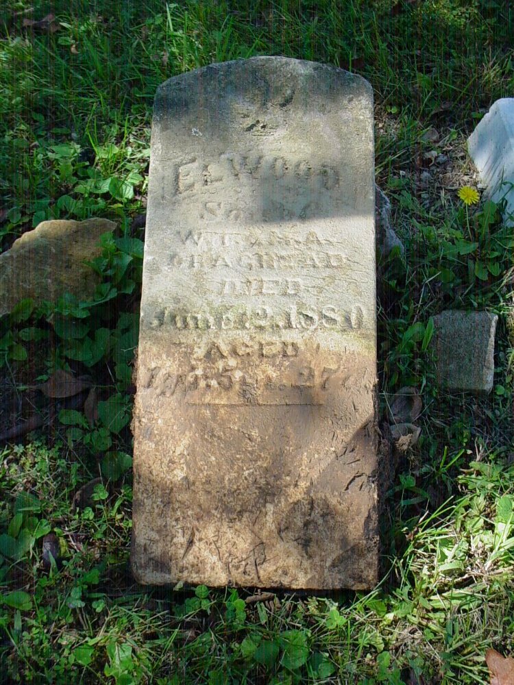  Thomas Elwood Craghead Headstone Photo, Unity Baptist Church Cemetery, Callaway County genealogy