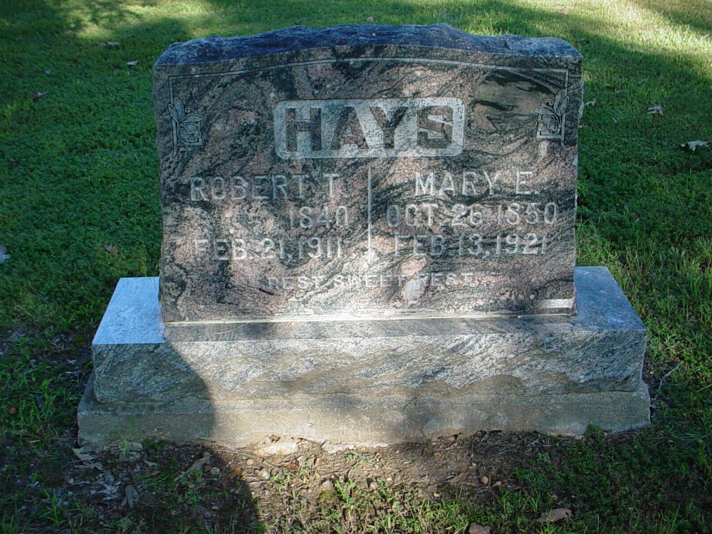  Robert T. Hays & Mary E. Fitzgerald