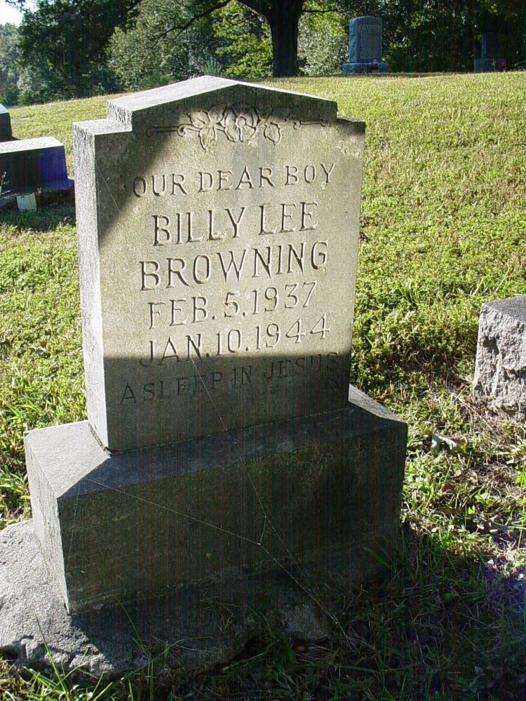  Billy Lee Browning Headstone Photo, Unity Baptist Church Cemetery, Callaway County genealogy