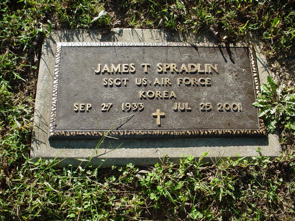  James T. Spradlin Headstone Photo, Unity Baptist Church Cemetery, Callaway County genealogy