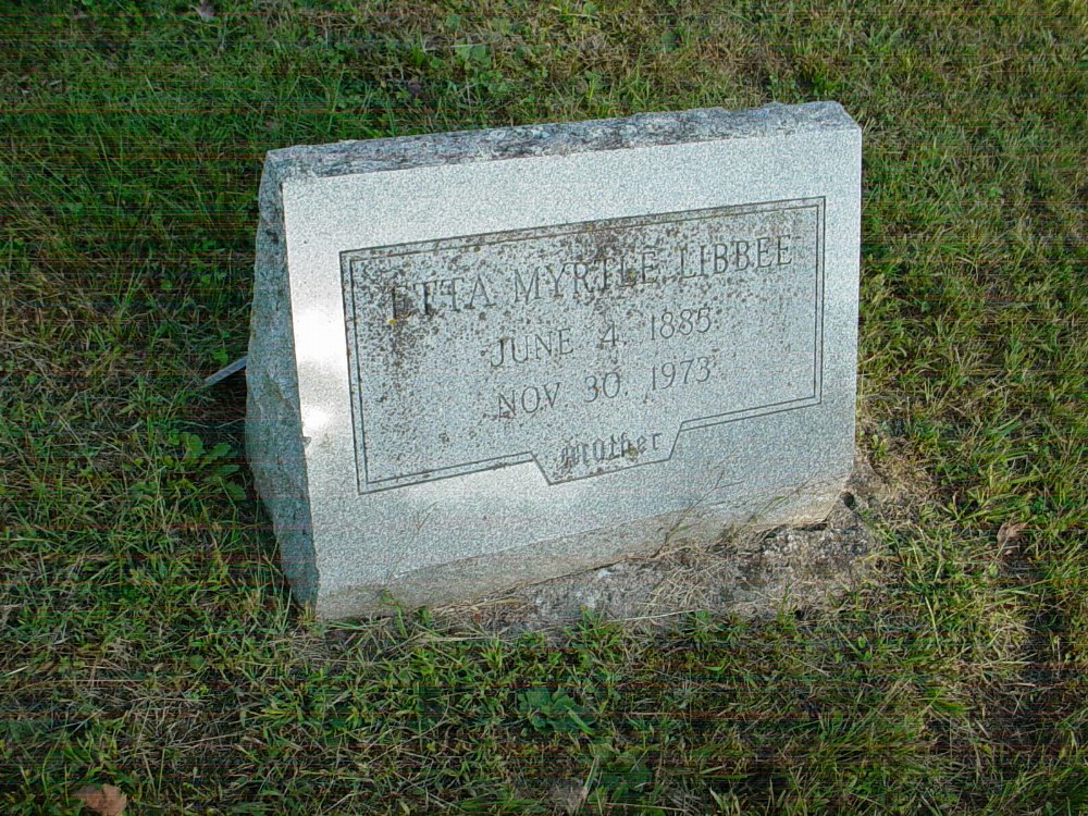  Etta M. Libbee Headstone Photo, Unity Baptist Church Cemetery, Callaway County genealogy
