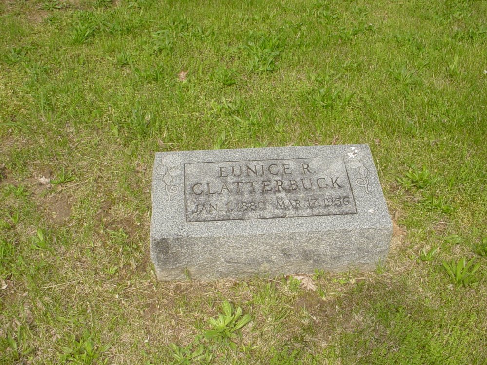  Eunice Merle Robison Clatterbuck Headstone Photo, White Cloud Presbyterian Church Cemetery, Callaway County genealogy