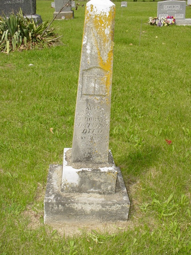  George Dawson. Headstone Photo, White Cloud Presbyterian Church Cemetery, Callaway County genealogy