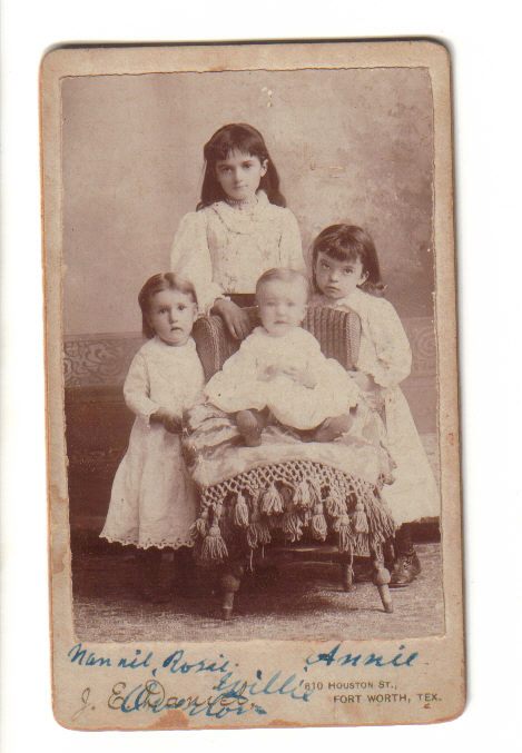 Overton, Nannie, Rosa, Willie, and Annie